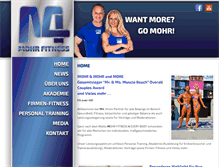 Tablet Screenshot of mohr-fitness.com